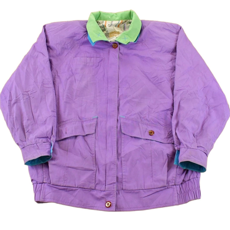 Vintage 1990s London Fog Windbreaker Jacket Women's Medium
