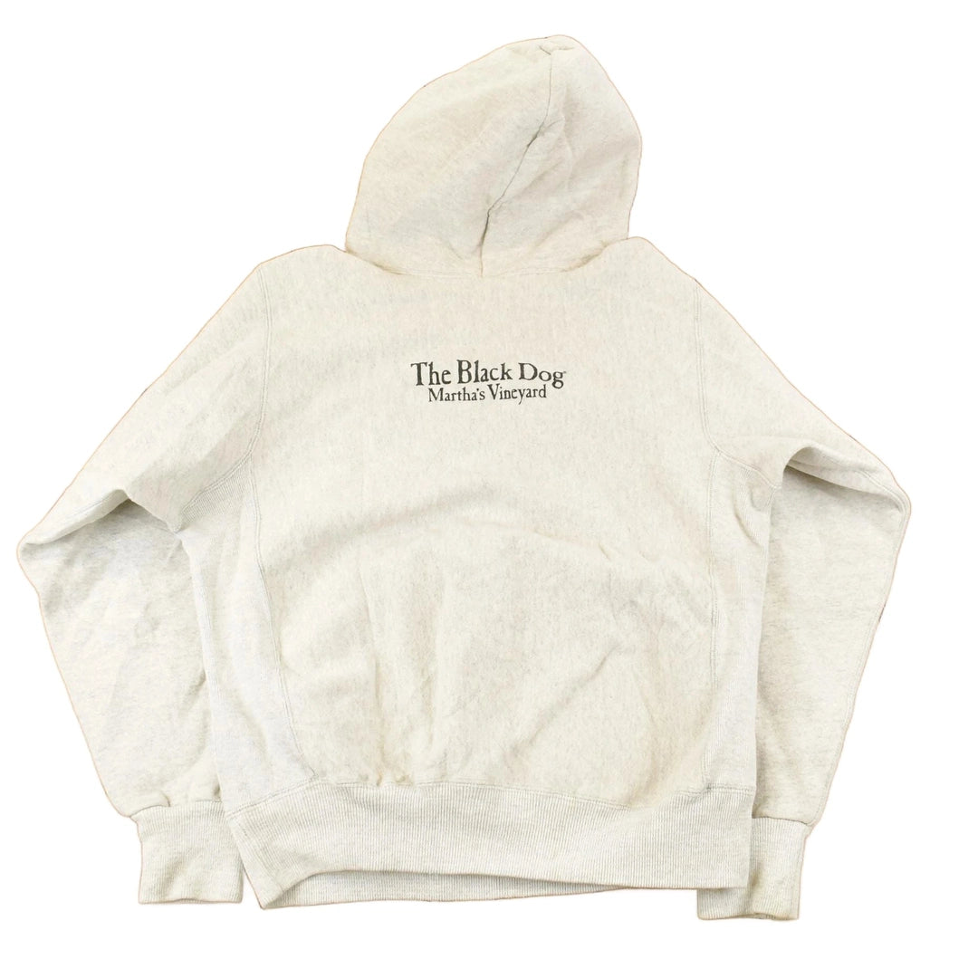 Vintage 1990s The Black Dog Marthas Vineyard Pro Weave Hoodie Men's Medium