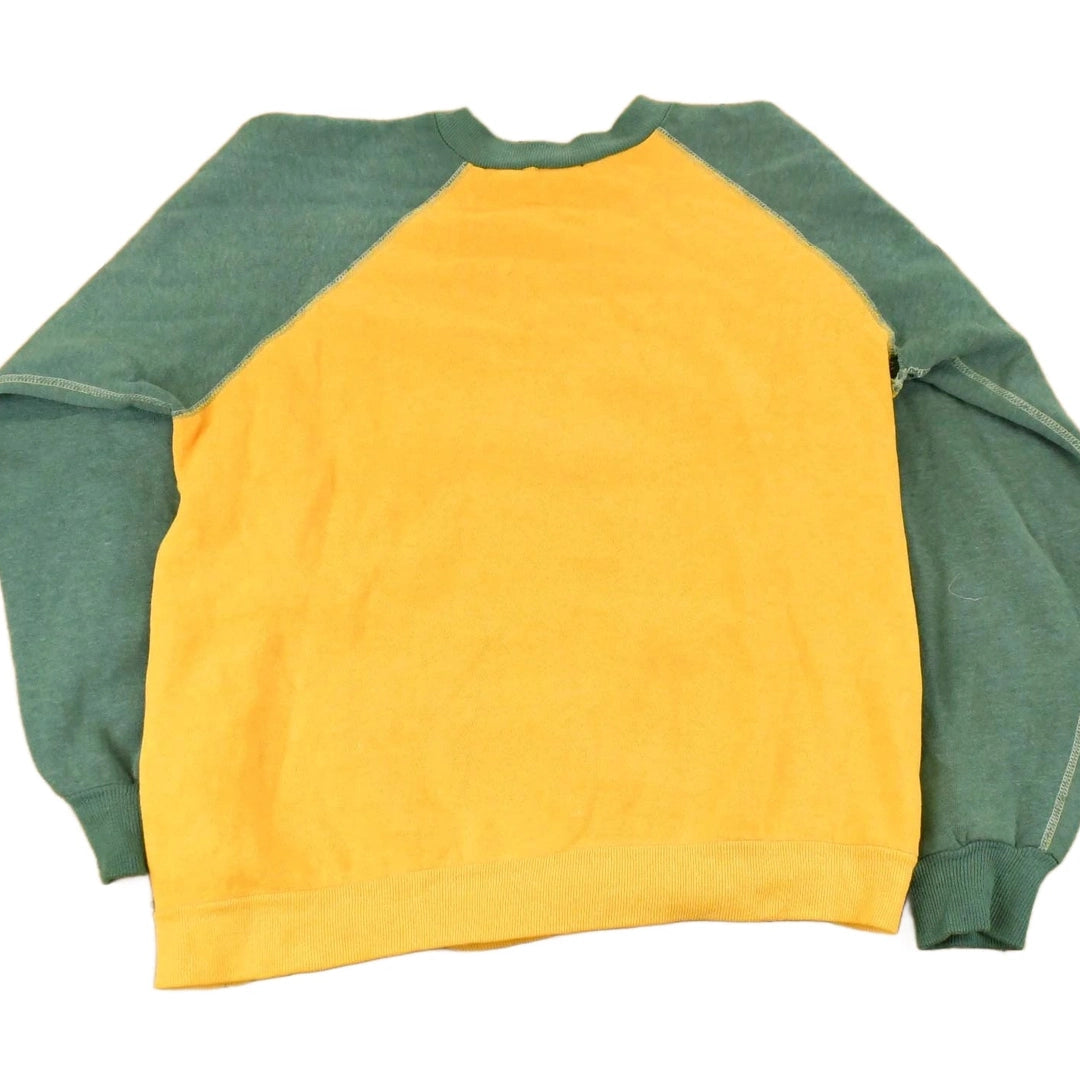 Vintage 1960s Sportswear Quality Knit Blank Thrashed Crewneck Sweatshirt Men's 2XS Men's 2XL