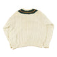 Vintage 1990s Gap Cable Knit V Neck Cricket Sweater Men's Medium
