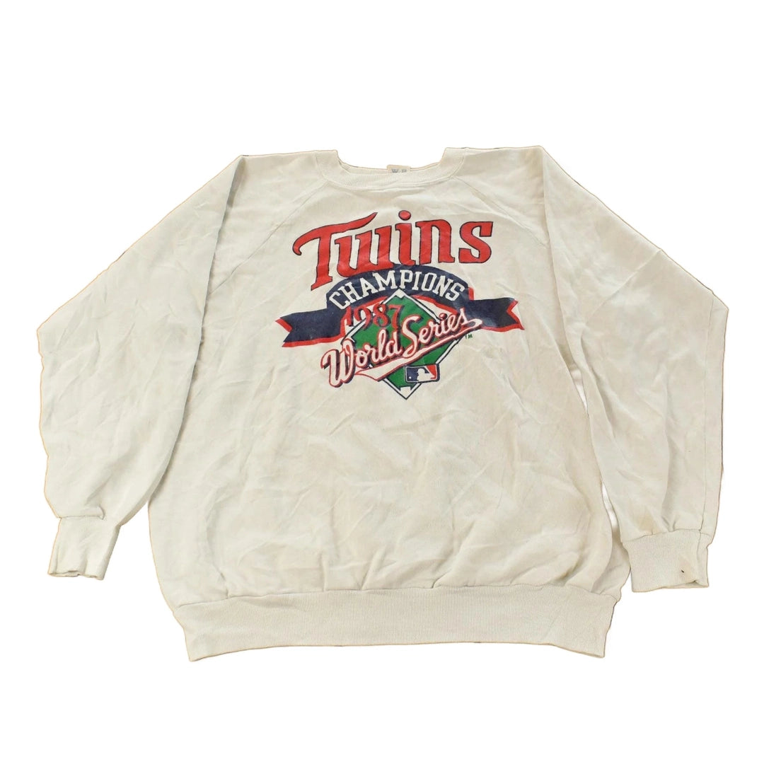 Vintage 1987 Minnesota Twins MLB Champion Crewneck Sweatshirt Men's M