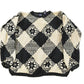 Vintage 1990s Gap Pattern Hand Knit Sweater Women's S