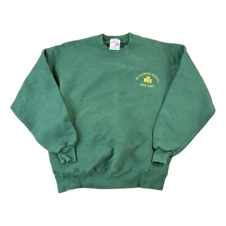 Vintage 1997 St Patrick's School Crewneck Sweatshirt Men's Medium