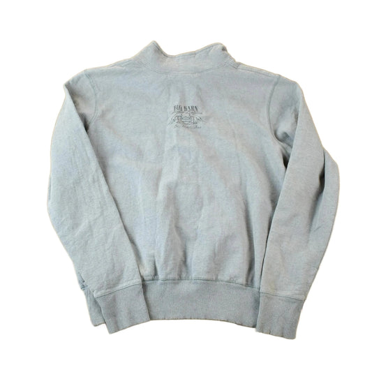 Vintage 2003 Harley Davidson Big Barn Iowa Graphic Zip Up Motorcycle Hoodie Men's Medium