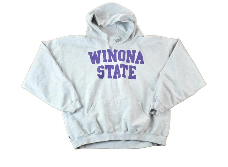 Vintage 1990s Winona State University Collegiate The Cotton Exchange Heavyweight Hoodie Men's Large