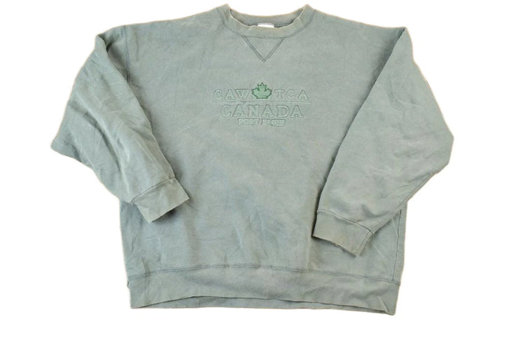Vintage 1990s Port Elgin CAW Crewneck Sweatshirt Men's Large