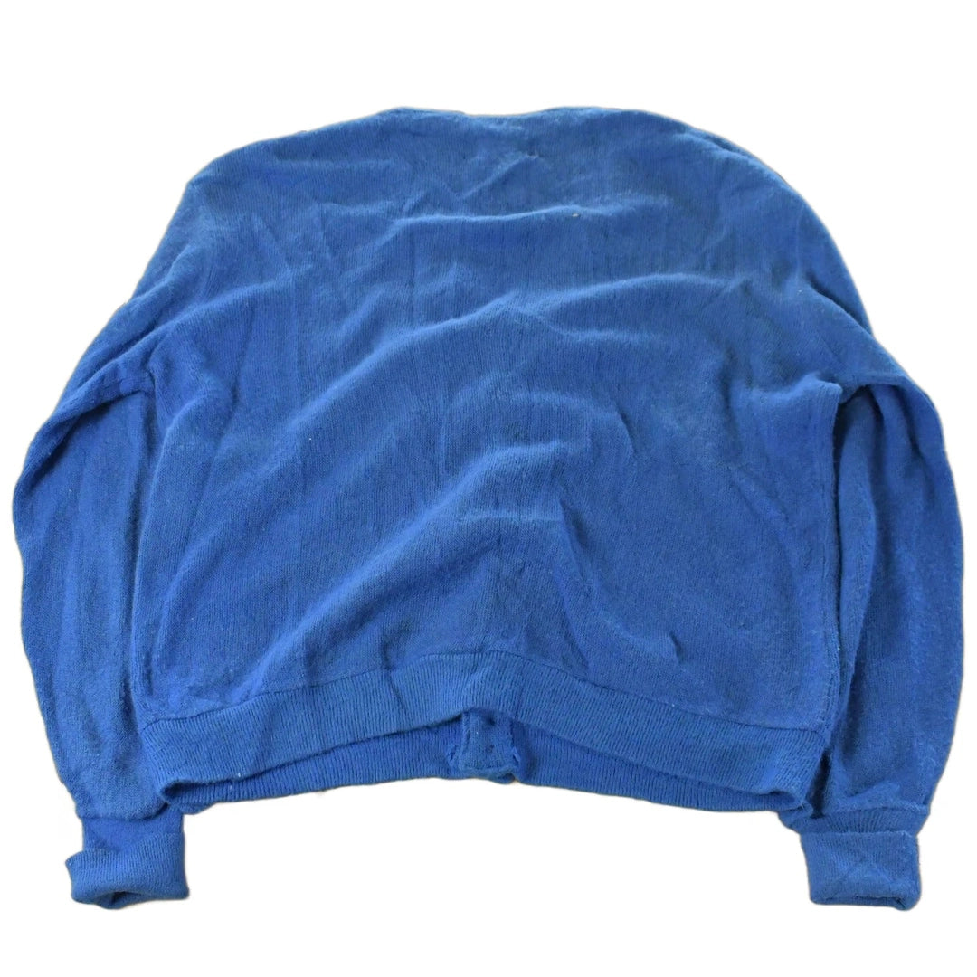 Vintage 1980s Izod Lacoste Knit Cardigan Sweater Men's Large