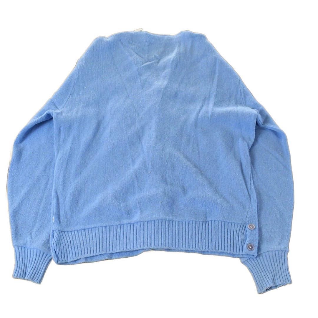 Vintage 1960s Haymaker Lacoste Knit Cardigan Sweater Women's Medium