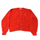 Vintage 1980s Izod Lacoste Knit Cardigan Sweater Men's Large