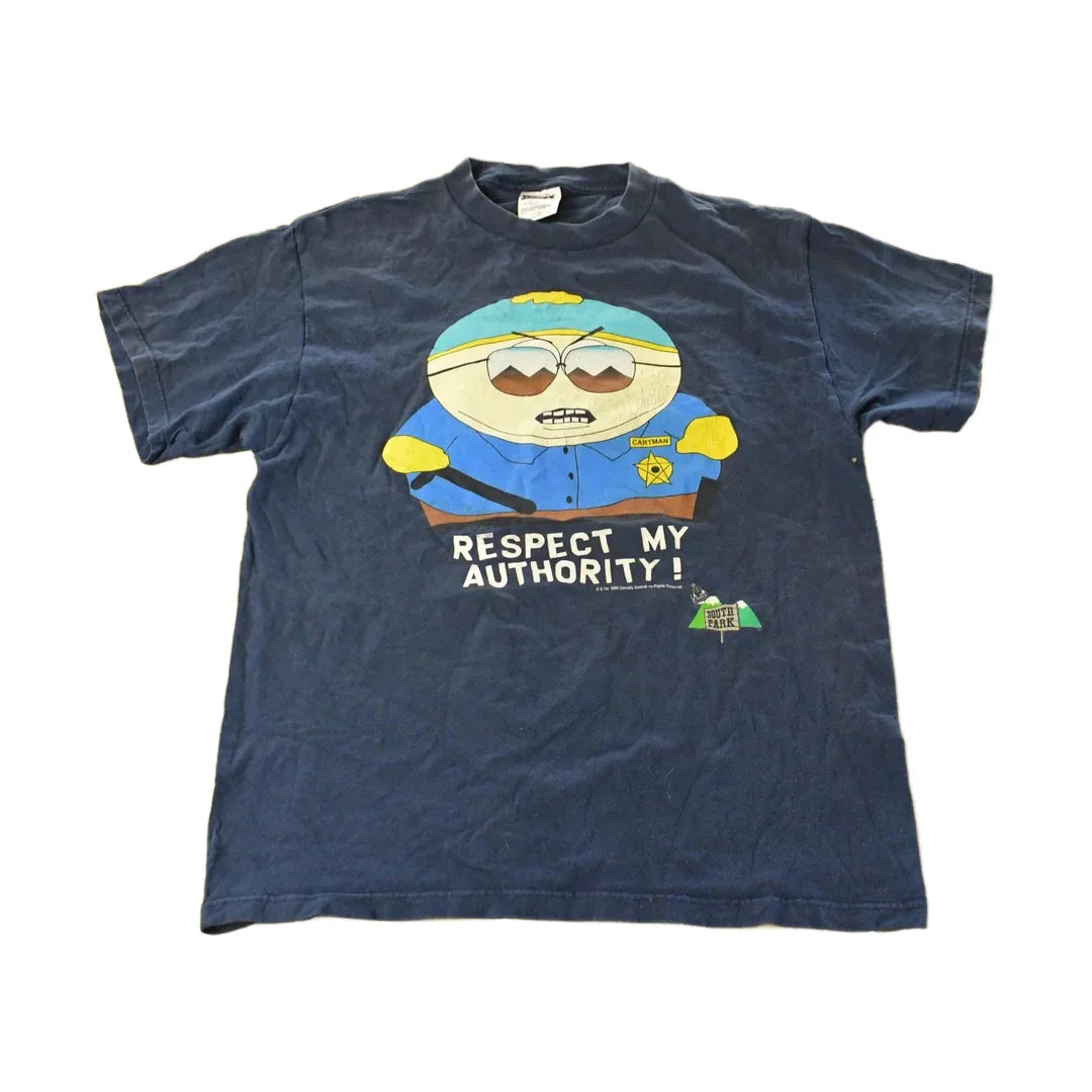 Vintage 1998 South Park Cartman Graphic T-Shirt Men's Large from propervintagecanada