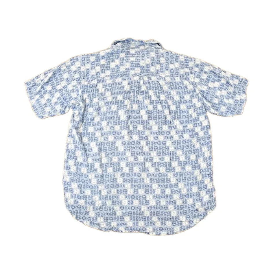 Vintage 1990s Wrangler Hero Silk Western Button Up Shirt Men's M / Funky Crazy Pattern / Preppy Style / Boxy Fit from propervintagecanada