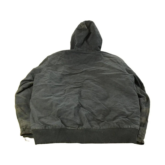 Vintage 2000s Carhartt Canvas Hooded Jacket Men's XL from propervintagecanada