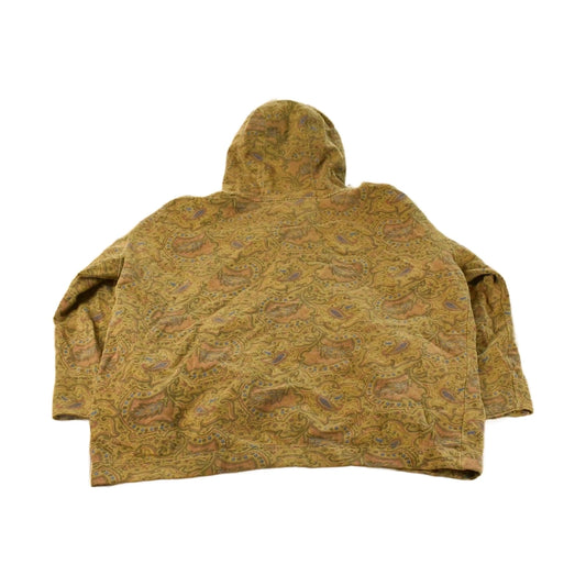 Vintage 1990s Adrienne Vittadini Paisley Hoodie Sweatshirt Men's XL