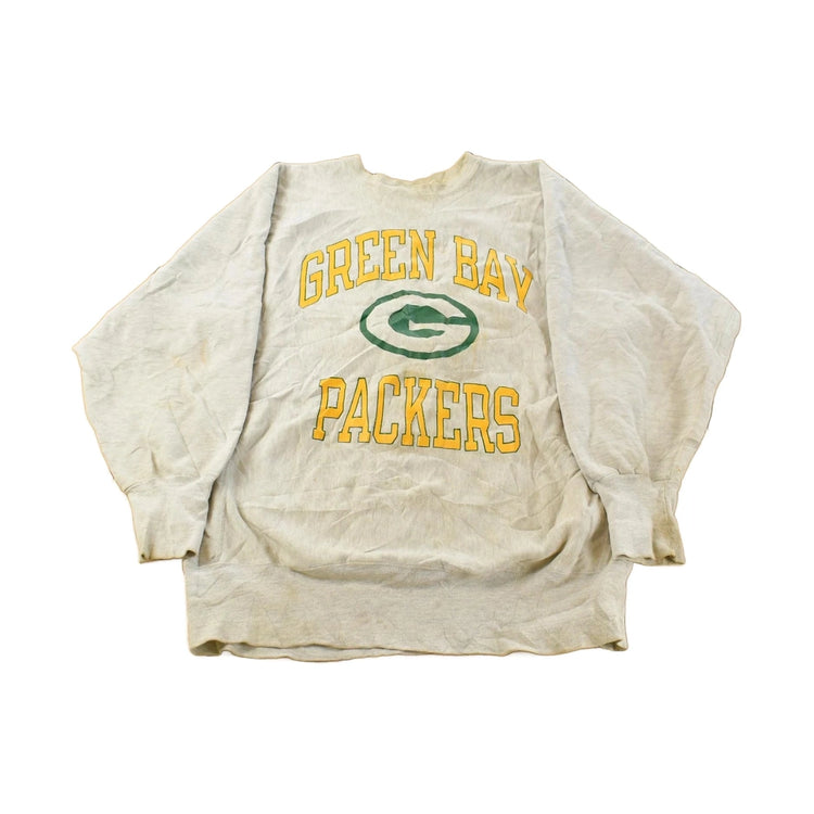 Vintage 1990s Green Bay Packers NFL Champion Reverse Weave Crewneck Sweatshirt Men's XL