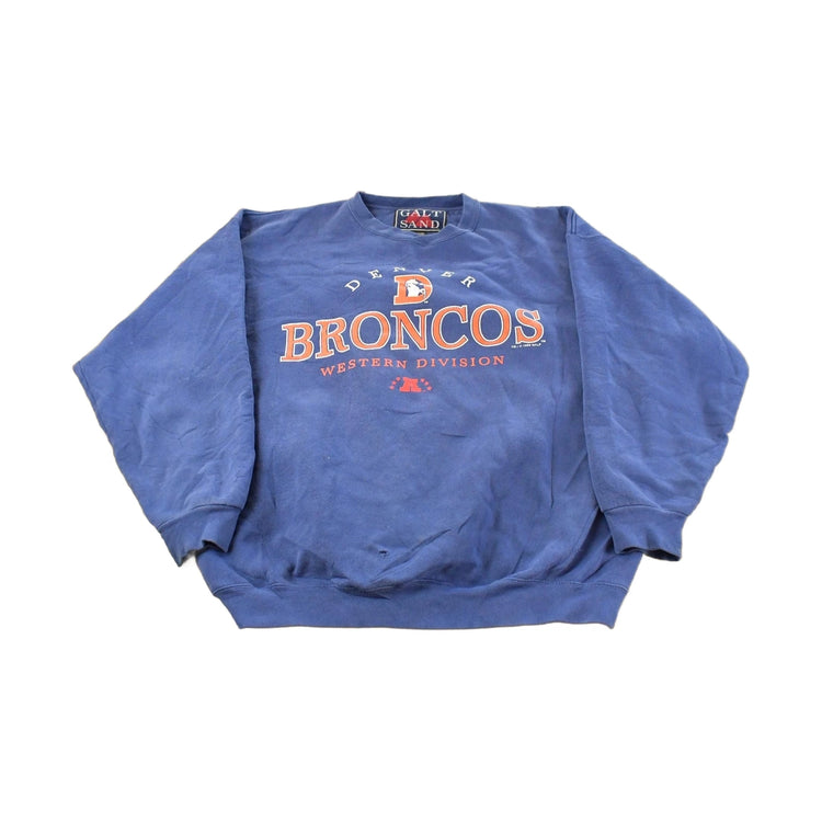 Vintage 1990s Denver Broncos NFL Crewneck Sweatshirt Men's XL