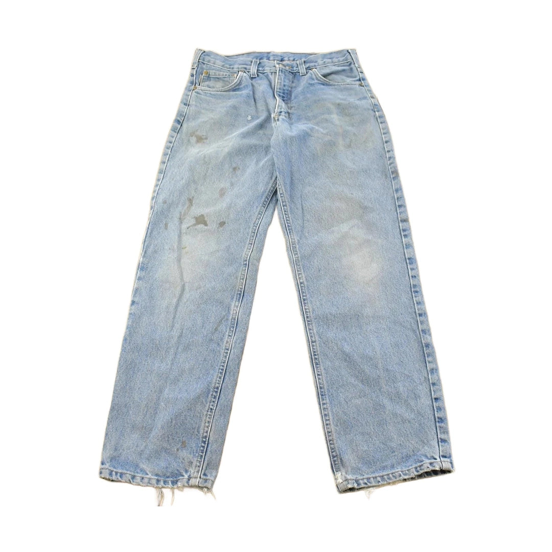 Vintage Carhartt Distressed Carpenter Denim Jeans Men's 30 x  31