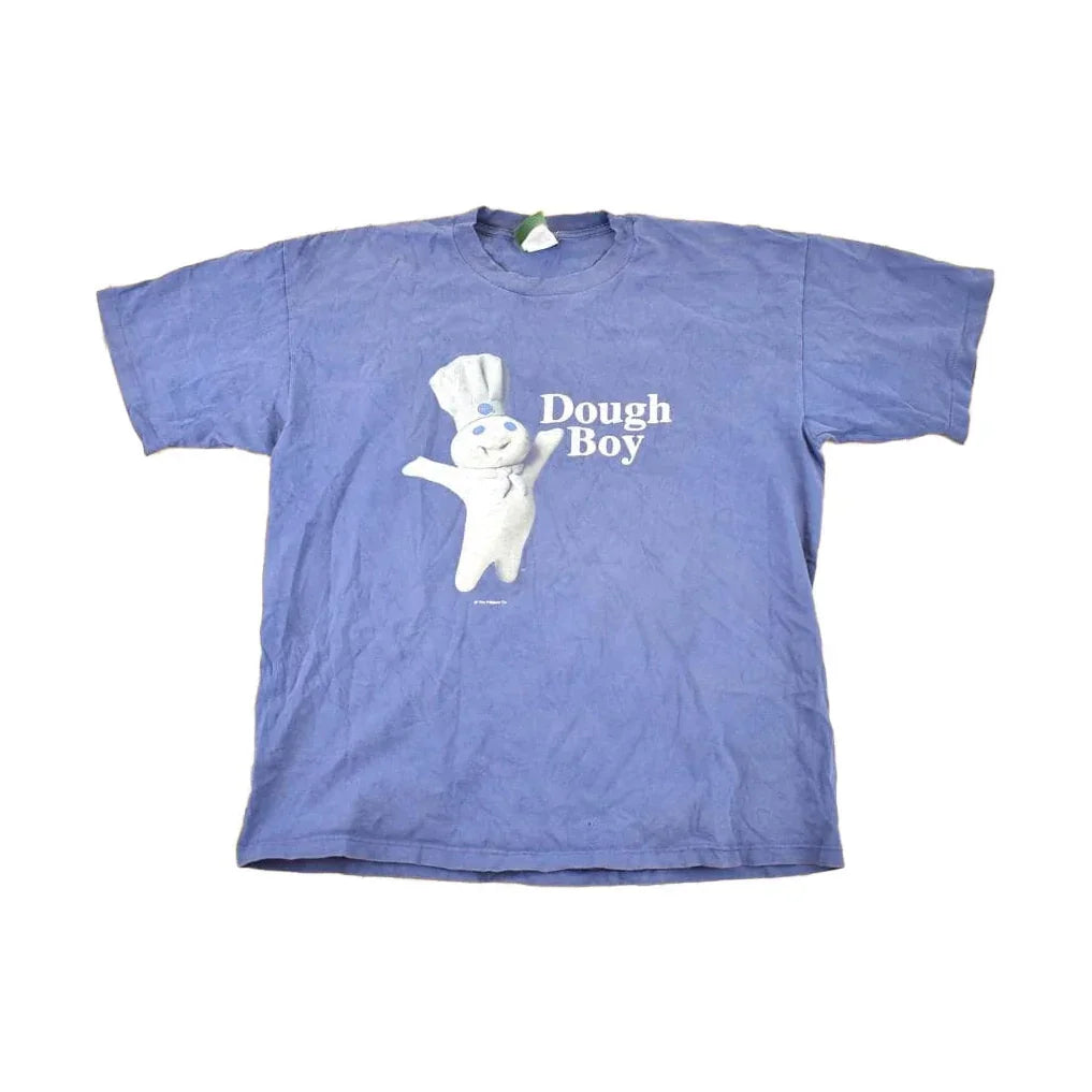 Vintage 1990s Pillsbury Doughboy Souvenir Travel T-Shirt Men's XL from propervintagecanada