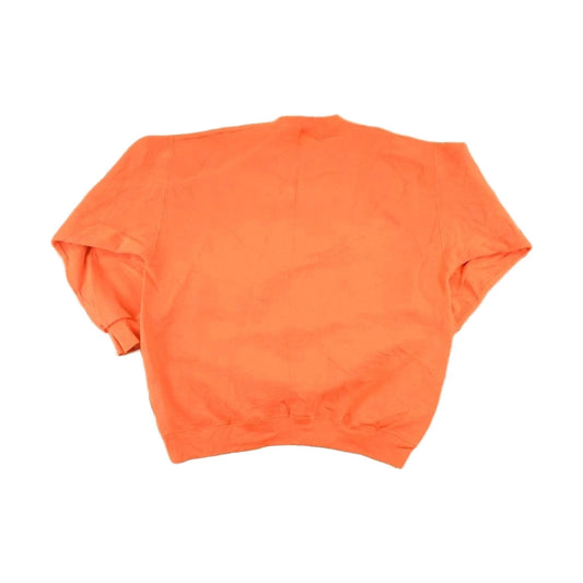 Vintage 1990s Honors Blank Orange Souvenir Crewneck Sweatshirt Men's XL