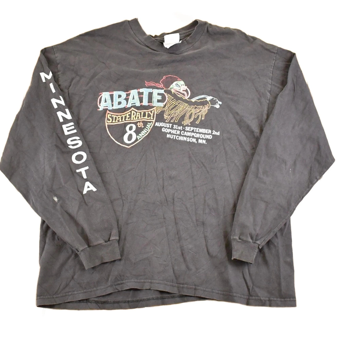 Vintage 1990s Abate State Rally Souvenir Crewneck Shirt Men's L