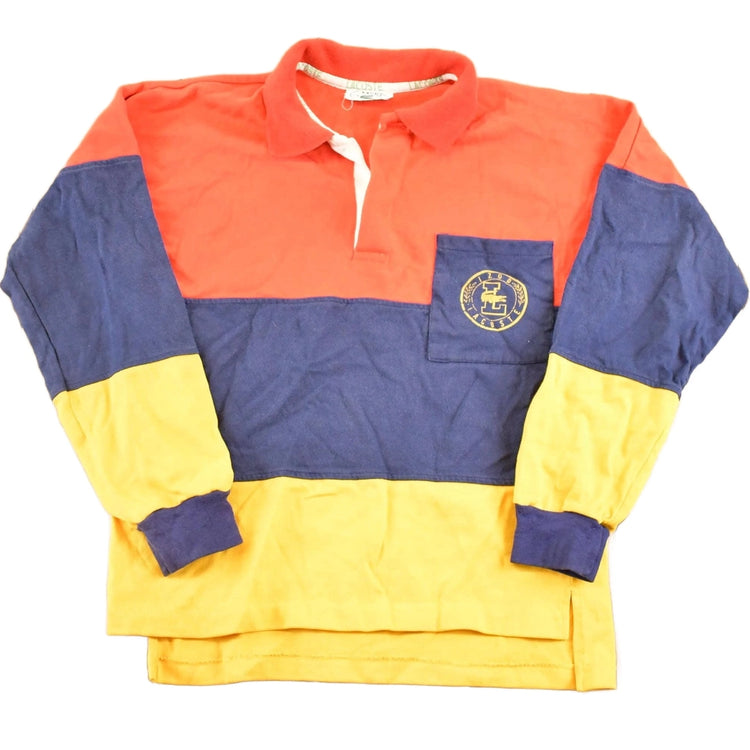 Vintage 1990s Lacoste Izod Rugby Quarter Button Shirt Men's S