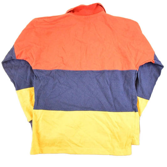 Vintage 1990s Lacoste Izod Rugby Quarter Button Shirt Men's S