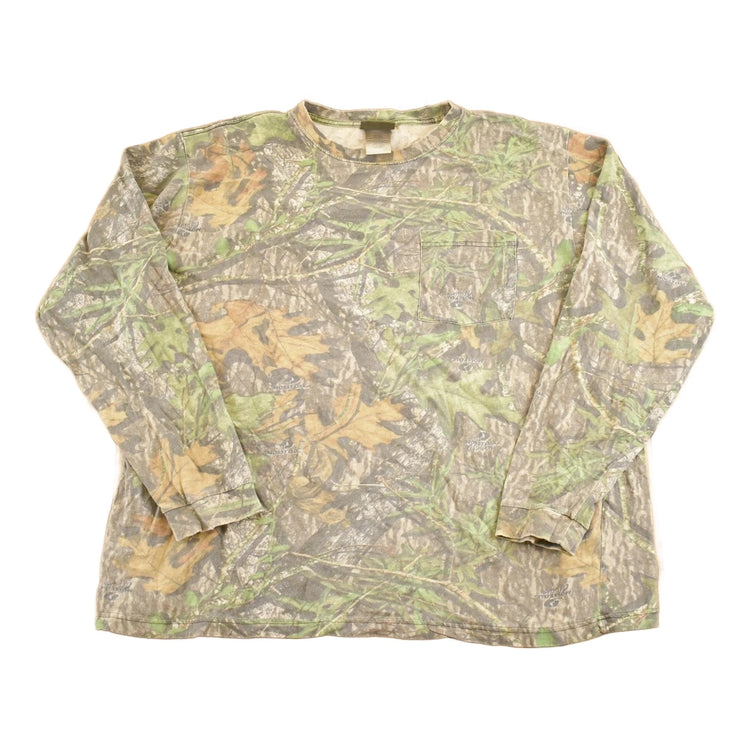 Vintage 1990s Realtree Camo Jerzees Outdoor Souvenir Crewneck Sweatshirt Men's M Men's 2XL