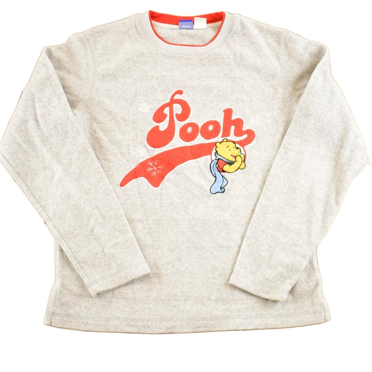 Vintage 1990s Winnie The Pooh Disney Fleece Crewneck Sweatshirt Women's M