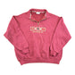 Vintage 1990s Sauk Centre Minnesota Souvenir Quarter Zip Crewneck Sweatshirt Mens XL