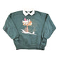 Vintage 1990s Cardinal Birdhouses Souvenir Collared Crewneck Sweatshirt Women's L