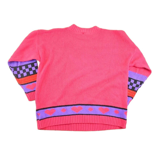 Vintage 1990s Yorkie Puppy Knit Crewneck Sweater Womens M