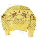 Vintage 1950s Jersild Wool Nordic Ski Jacquard Knit Sweater Men's S