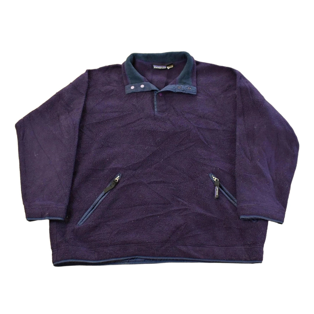Vintage 1990s Patagonia Snap T Fleece Sweater Men's L