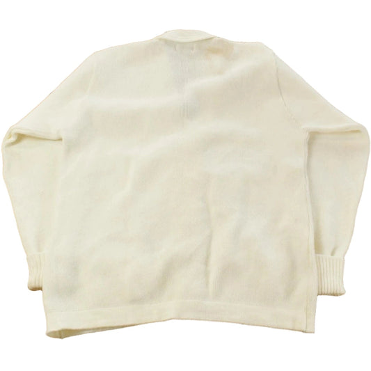 Vintage 1980s East Ten Collegiate Knit Cardigan Sweater Men's Large