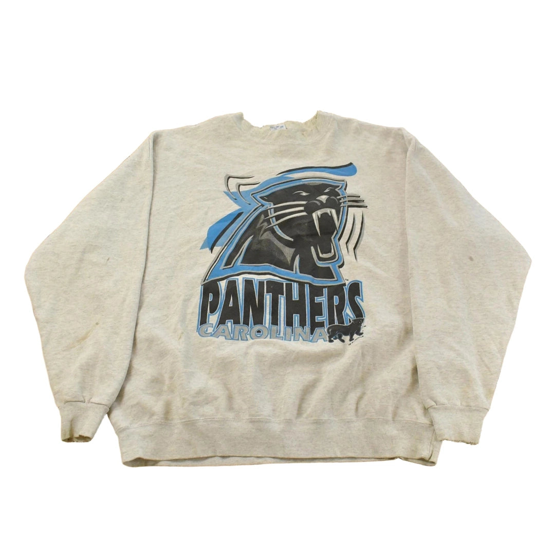 Vintage 1990s Carolina Panthers NFL Crewneck Sweatshirt Men's Medium Men's XL