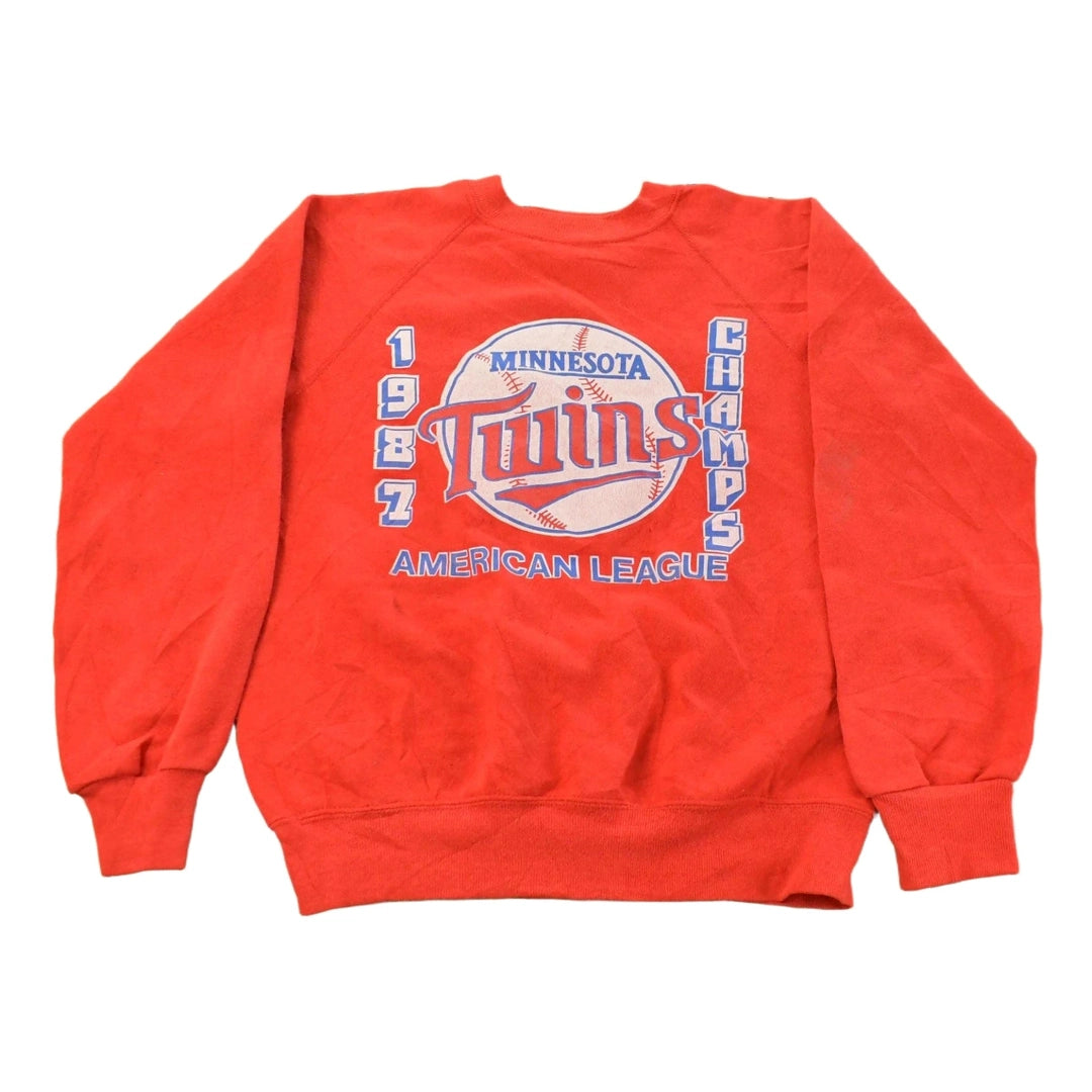 Vintage 1987 Minnesota Twins World Series Champions MLB Crewneck Sweatshirt Men's Medium