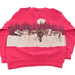 Vintage 1990s Wolves Wyoming Crewneck Sweatshirt Men's M