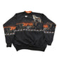 Vintage 1990s Artisans Wolf Graphic Print AOP Crewneck Sweatshirt Mens XL