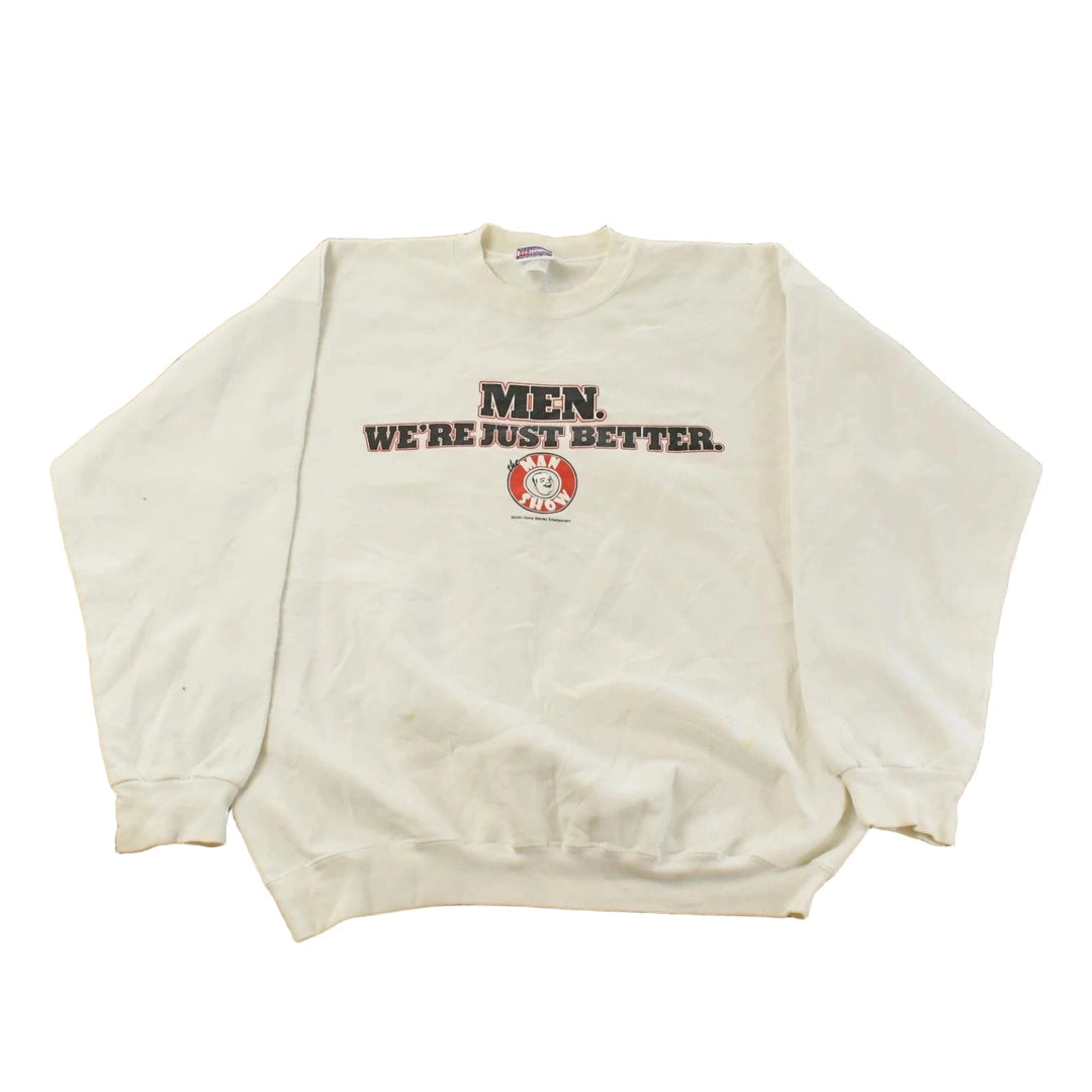 Vintage 1990s The Man Show Crewneck Sweatshirt Men's Large