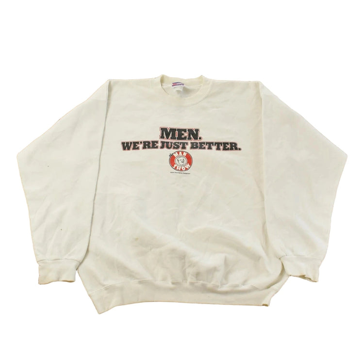 Vintage 1990s The Man Show Crewneck Sweatshirt Men's Large