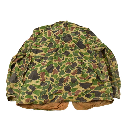 Vintage 1970s SaftBak Camo Hunting Coat Jacket Men's Large
