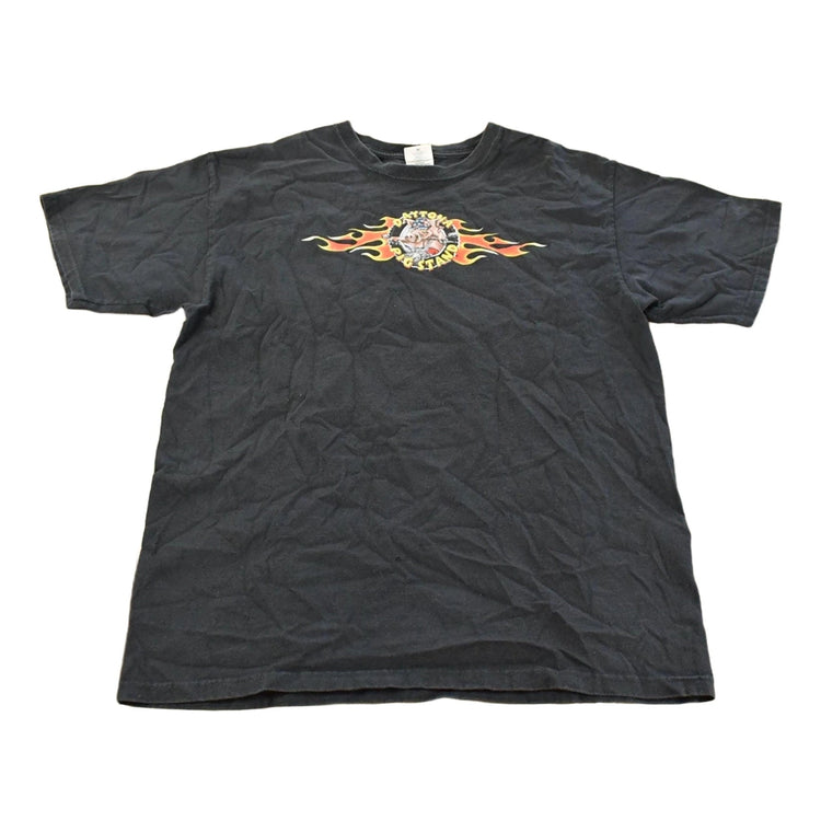 Vintage 1990s Daytona Beach Pig Stand Biker T-Shirt Men's Large