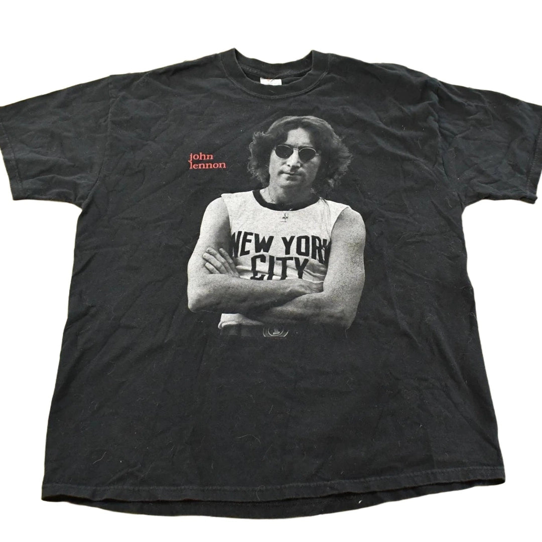 Vintage 1990s John Lennon Graphic T-Shirt Men's XL