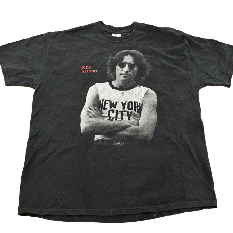 Vintage 1990s John Lennon Graphic T-Shirt Men's XL