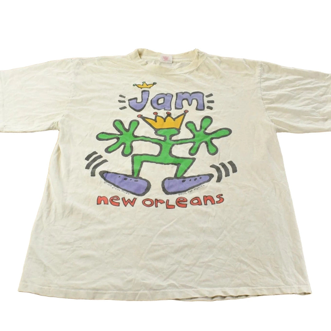 Vintage 1994 New Orleans Jammin Festival Sasha Milby T-Shirt Men's XL