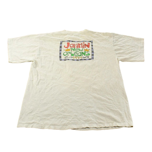 Vintage 1994 New Orleans Jammin Festival Sasha Milby T-Shirt Men's XL
