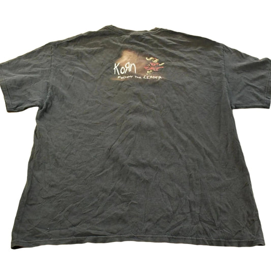Vintage 1998 Korn Follow the Leader Graphic Band T-Shirt Men's XL