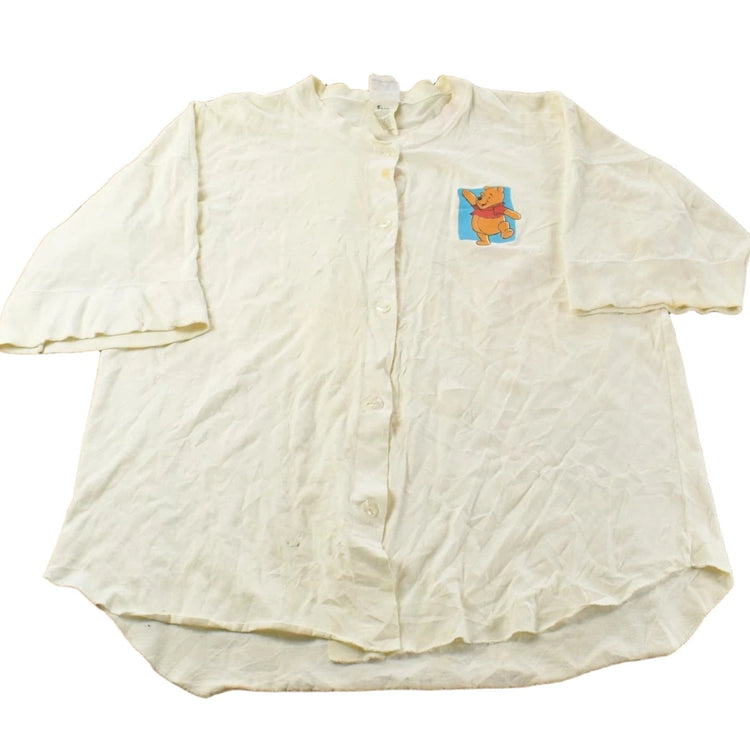 Vintage 1990s Winnie The Pooh Disney Button Up Shirt Women's Large