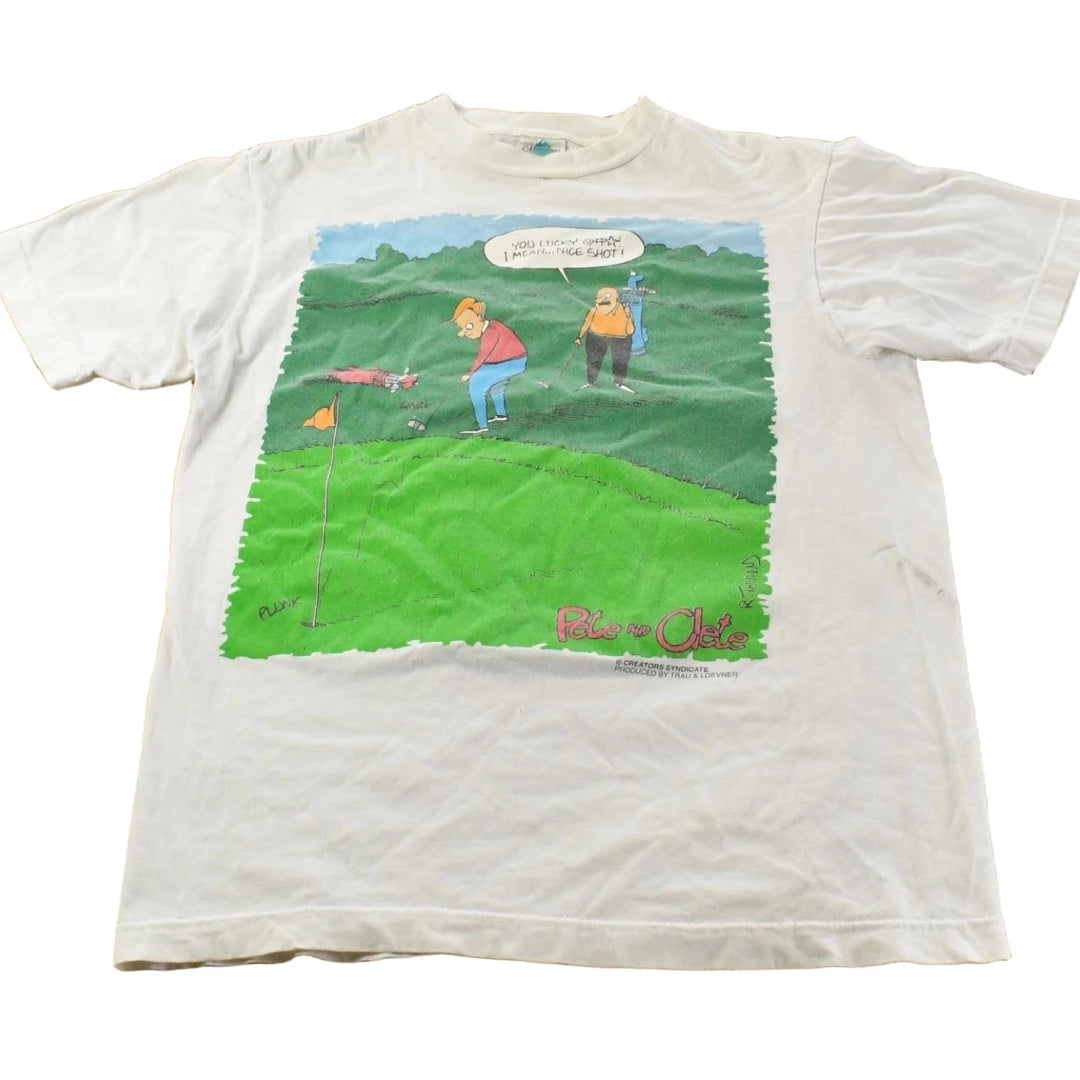 Vintage 1990s Pete And Clete Golf Comic T-Shirt Men's XL Men's Large