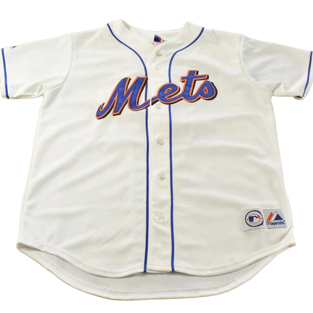 Vintage 2000s Carlos Beltran New York Mets Majestic MLB Jersey Men's Medium