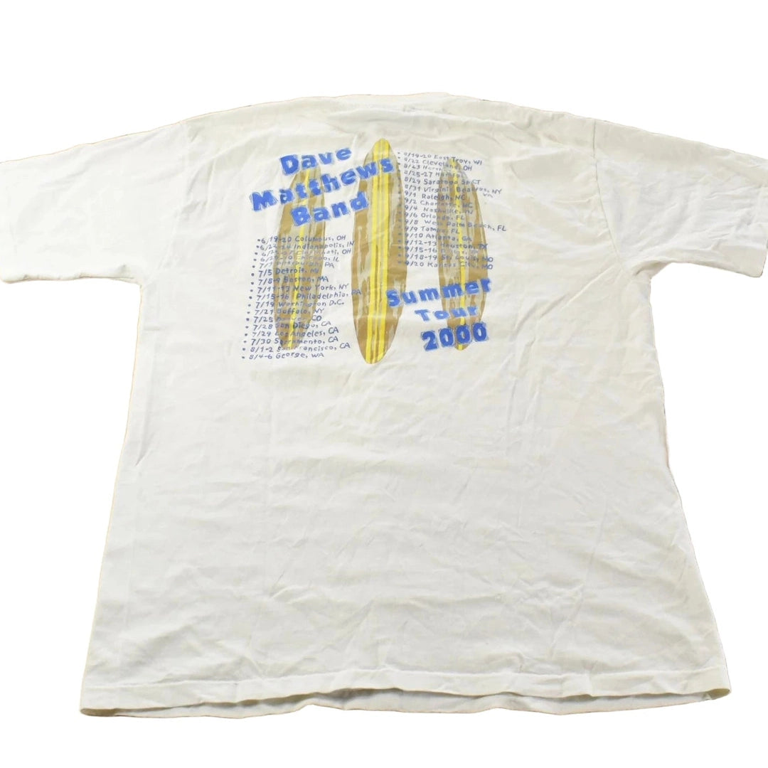 Vintage 2000 Dave Matthews Summer Tour Band T-Shirt Men's L